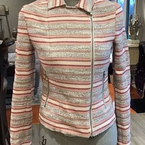 RW&CO. Pink & White Striped Blazers